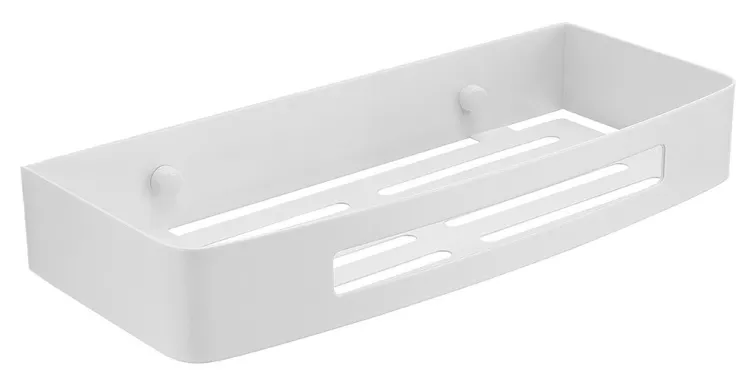 SMART półka do kabiny prysznicowej, 300x45x128 mm, biały mat