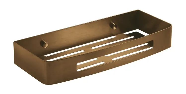 SMART półka do kabiny prysznicowej, 300x45x128 mm, miedź mat