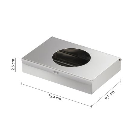 Przejdź do produktu Zasobnik na torebki papierowe 134x26x90 mm, stal nierdzewna mat