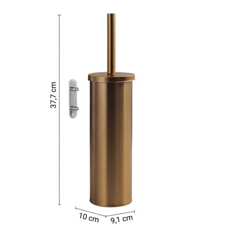 Przejdź do produktu FLIP szczotka WC wisząca, systém Lift&Clean, miedź/mat