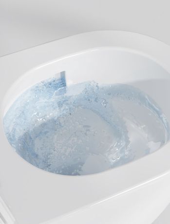 Przejdź do produktu INFINITY miska WC wisząca, Vortex Rimless, 36,5x53cm, biały