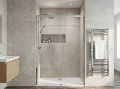 Przejdź do produktu LUXOR drzwi prysznicowe 1200mm, szkło czyste