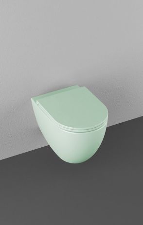 Przejdź do produktu INFINITY miska WC wisząca, Rimless, 36,5x53cm, mint