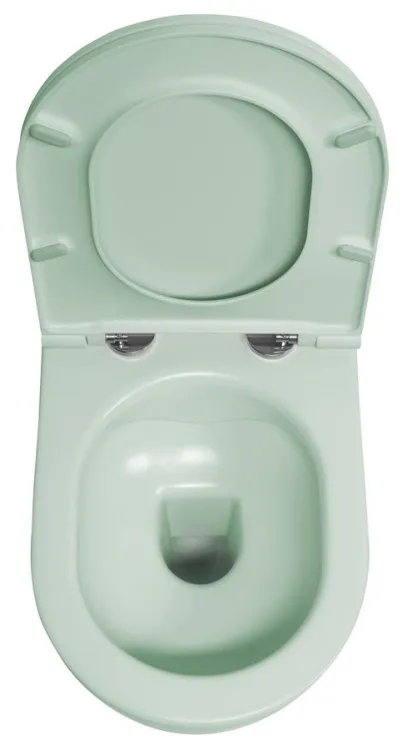 INFINITY miska WC wisząca, Rimless, 36,5x53cm, mint