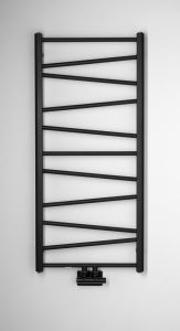 ANNALISA grzejnik łazienkowy 500x1095mm, czarny mat