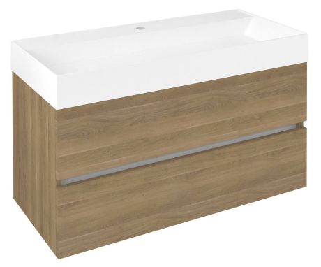 Przejdź do produktu ODETTA szafka umywalkowa 95x50x43,5cm, dąb cuneo