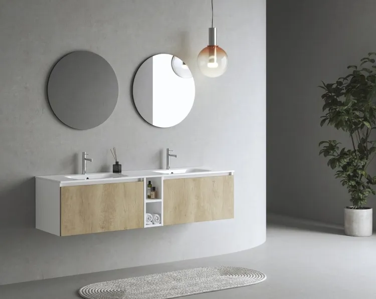 VELUR okrągłe lustro z podświetleniem LED średnica 80cm