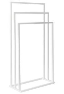 Stojak na ręczniki 450x860x210mm, biały mat