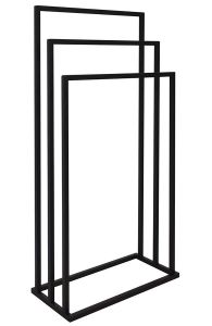 Stojak na ręczniki 450x860x210mm, czarny mat