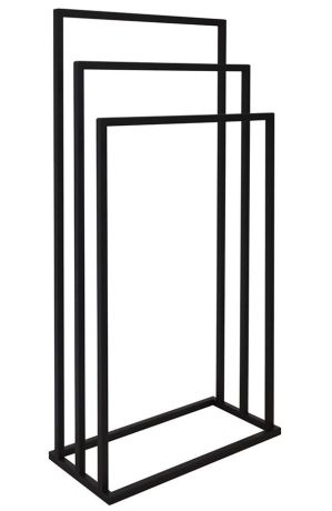 Przejdź do produktu Stojak na ręczniki 450x860x210mm, czarny mat