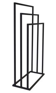 Stojak na ręczniki 450x860x210mm, czarny mat