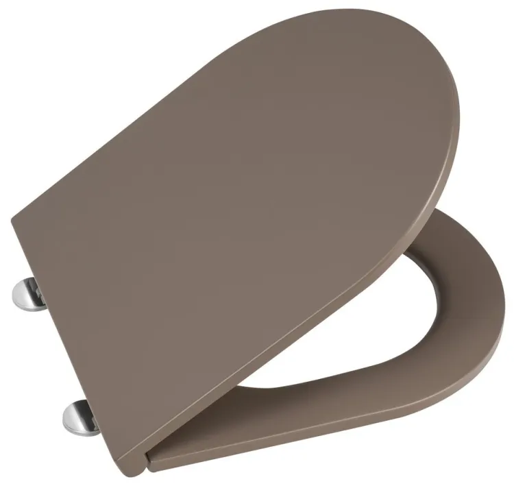 INFINITY deska WC, SLIM, Soft Close, Easy Take, taupe