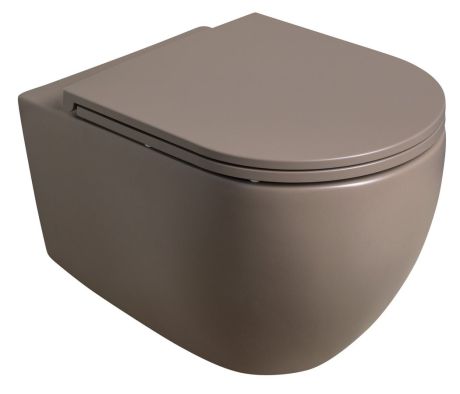 Przejdź do produktu INFINITY deska WC, SLIM, Soft Close, Easy Take, taupe