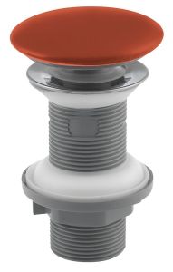 Odpływ umywalkowy 5/4", klik-klak, korek ceramiczny, 20-70mm, terracotta