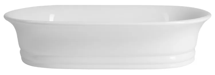 TIVOLI umywalka ceramiczna nablatowa 55x38cm, biały