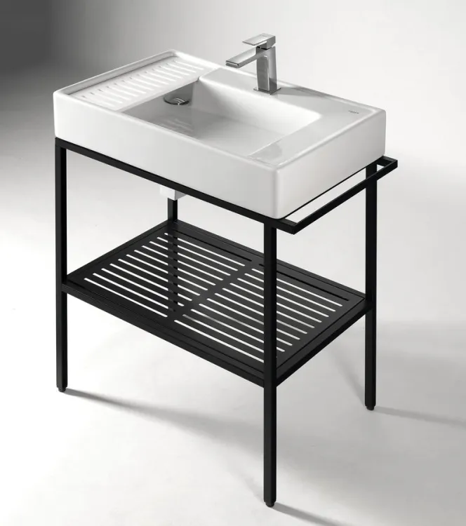 ARYA konsola pod umywalkę 680x850x450mm, czarny