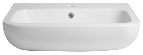 Przejdź do produktu NESS umywalka wpuszczana w blat, 55x45cm, biała