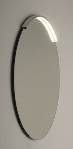 MOON LED oświetlenie 7,5W, 230V, 502x12x22mm, R350mm, chrom