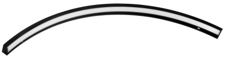 Przejdź do produktu MOON LED oświetlenie 6,5W, 230V, 431x12x22mm, R300mm, czarny mat