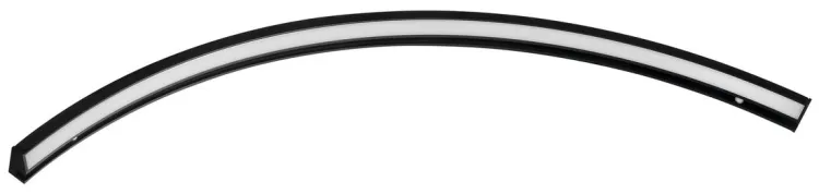 MOON LED oświetlenie 7,5W, 230V, 502x12x22mm, R350mm, czarny mat