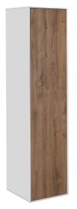 ZANYA słupek wysoki 35x140x30cm biały mat/dub emporio