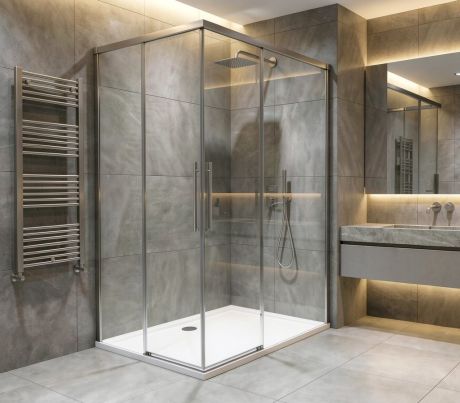 Przejdź do produktu LUXOR kabina prysznicowa prostokątna 1000x800mm wariant L/P, wejście z rogu