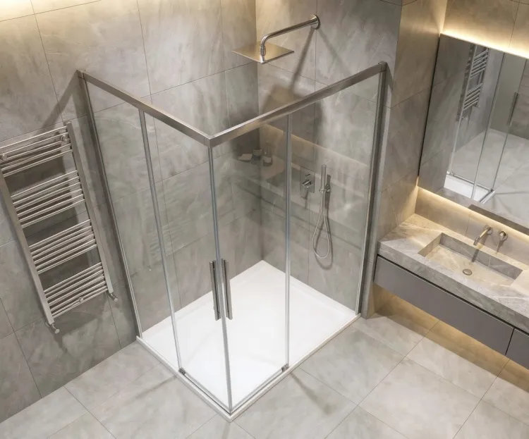 LUXOR kabina prysznicowa prostokątna 1000x900mm wariant L/P, wejście z rogu