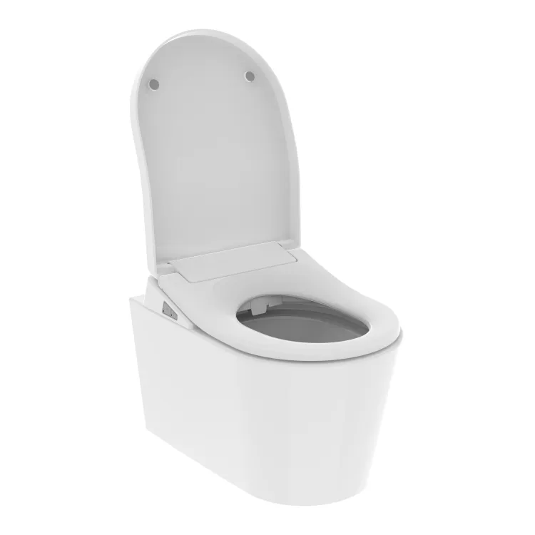 Toaleta myjąca 37x56 cm z funkcją mycia, suszenia i podgrzewaną deską WC Major&Maker Topaz biały - z deską WC w komplecie