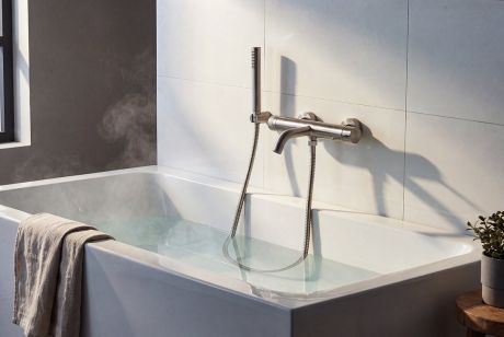 Przejdź do produktu MINIMAL sluchawka prysznicowa, 184mm, stal nierdzewna mat