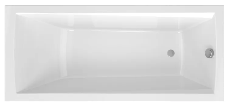 SANORA wanna prostokątna 170x75x47cm, biały