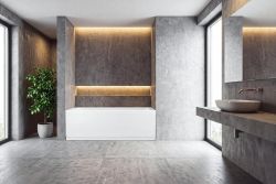 ELVINA wanna prostokątna 170x80x50cm, biały