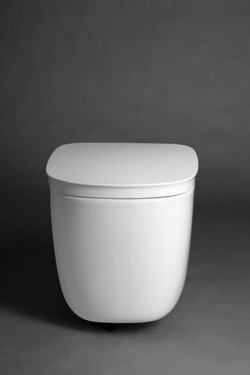 ORGANIC WC wiszące, Vortex Rimless, 36x52cm, biały