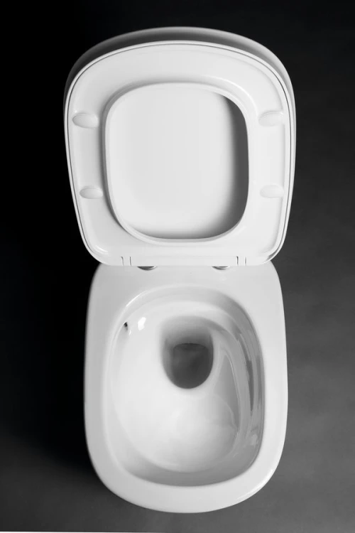 ORGANIC WC wiszące, Vortex Rimless, 36x52cm, biały