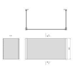UNIVERSAL U obudowa 75x130x75x36cm