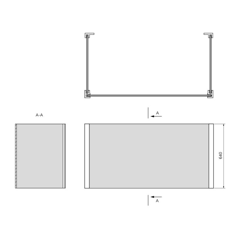 UNIVERSAL U obudowa 175x175x175x64cm