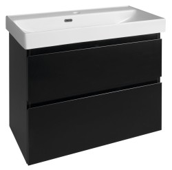 ALTAIR szafka umywalkowa 76x60x37cm, czarny mat