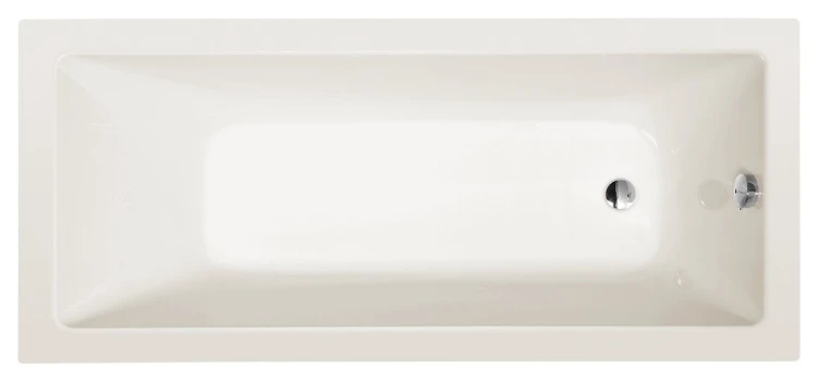 NOEMI wanna prostokątna 160x70x39cm, ivory