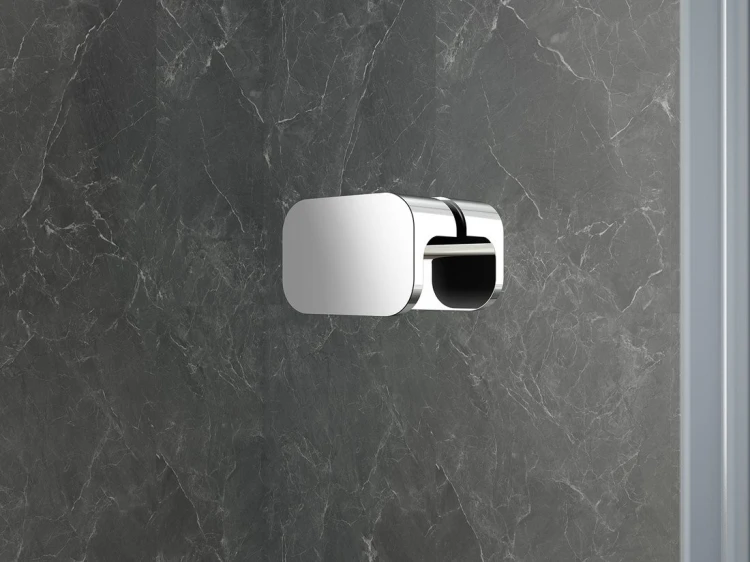 GLOBE CHROME drzwi prysznicowe do wnęki 900mm, szkło czyste, prawe