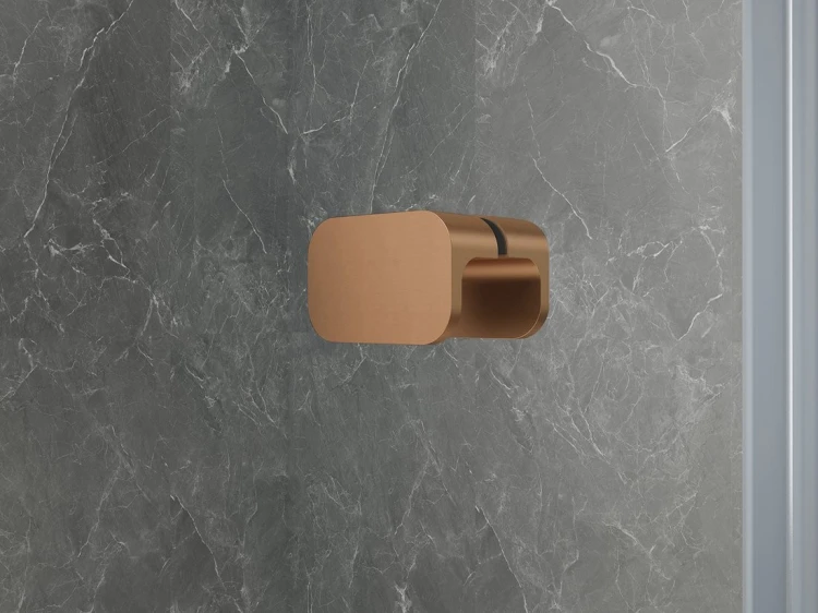 GLOBE COPPER MATT drzwi prysznicowe do wnęki 1000mm, szkło czyste, prawe