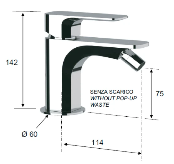 Bateria bidetowa Sapho Spy PY03