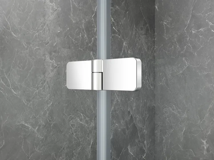 GLOBE CHROME prostokątna kabina prysznicowa 900x800mm, szkło czyste, lewe