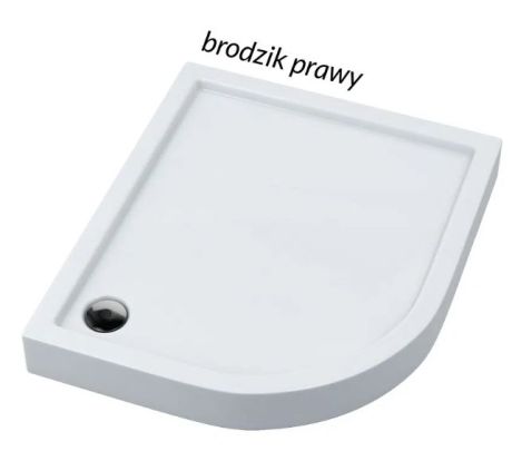 Przejdź do produktu Brodzik półokrągły 100x80x14cm Schedpol Competia 3.0172 R55 P