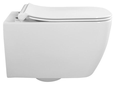 Przejdź do produktu VEA WC wiszące, Rimless, 34,5x52cm, biały