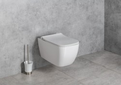 VEA WC wiszące, Rimless, 34,5x52cm, biały