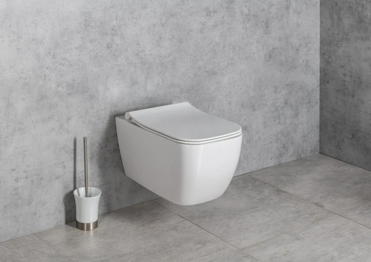 VEA WC wiszące, Rimless, 34,5x52cm, biały