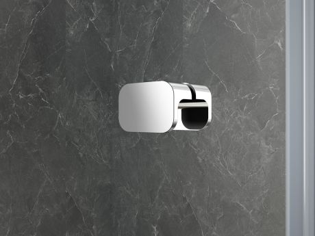 Przejdź do produktu GLOBE CHROME kabina prysznicowa półokrągła 1000x900mm, szkło matowe, lewe