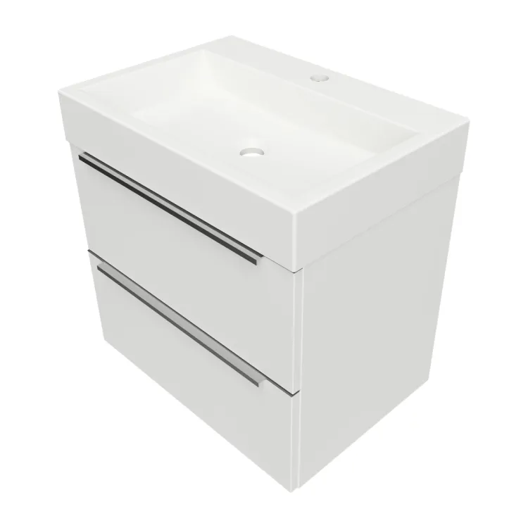DREAMSET szafka dolna, 60 x 42 cm, z umywalką Marble+