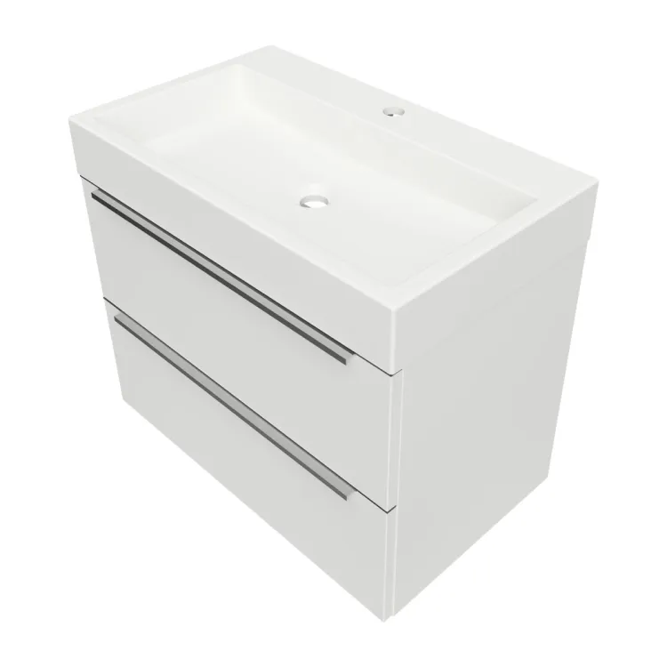 DREAMSET szafka dolna, 70 x 42 cm, z umywalką Marble+