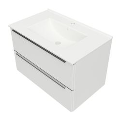 DREAMSET szafka dolna, 76 x 46 cm, z umywalką ceramiczną