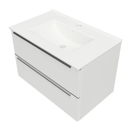 Przejdź do produktu DREAMSET szafka dolna, 76 x 46 cm, z umywalką ceramiczną